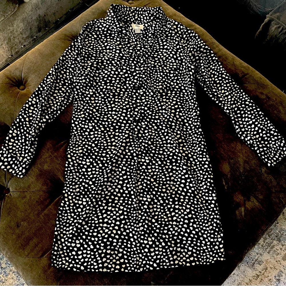 Old Navy Black and white Valentines Day Women’s Dress size S